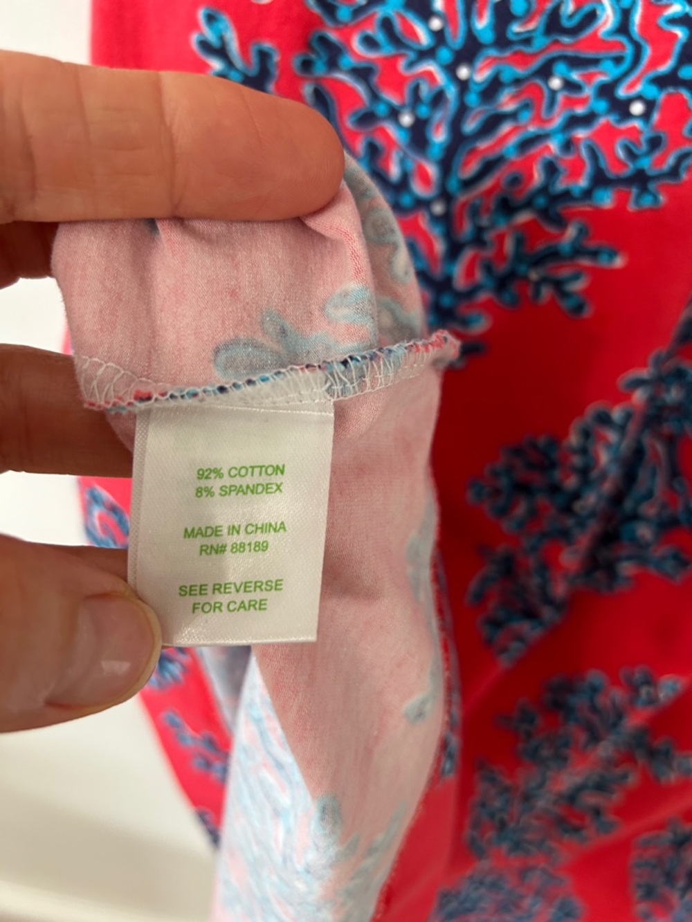 Lilly Pulitzer Coral Reef Dress Women’s M Seahorse Red Sleeveless V-Neck - Picture 8 of 14